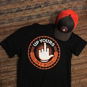 Up Yours Off Road middle finger Bella+Canvas Tee